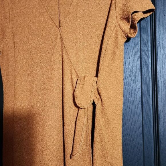 Madewell Texture & Thread Short-Sleeve Side-Tie Dress - Picture 6 of 11